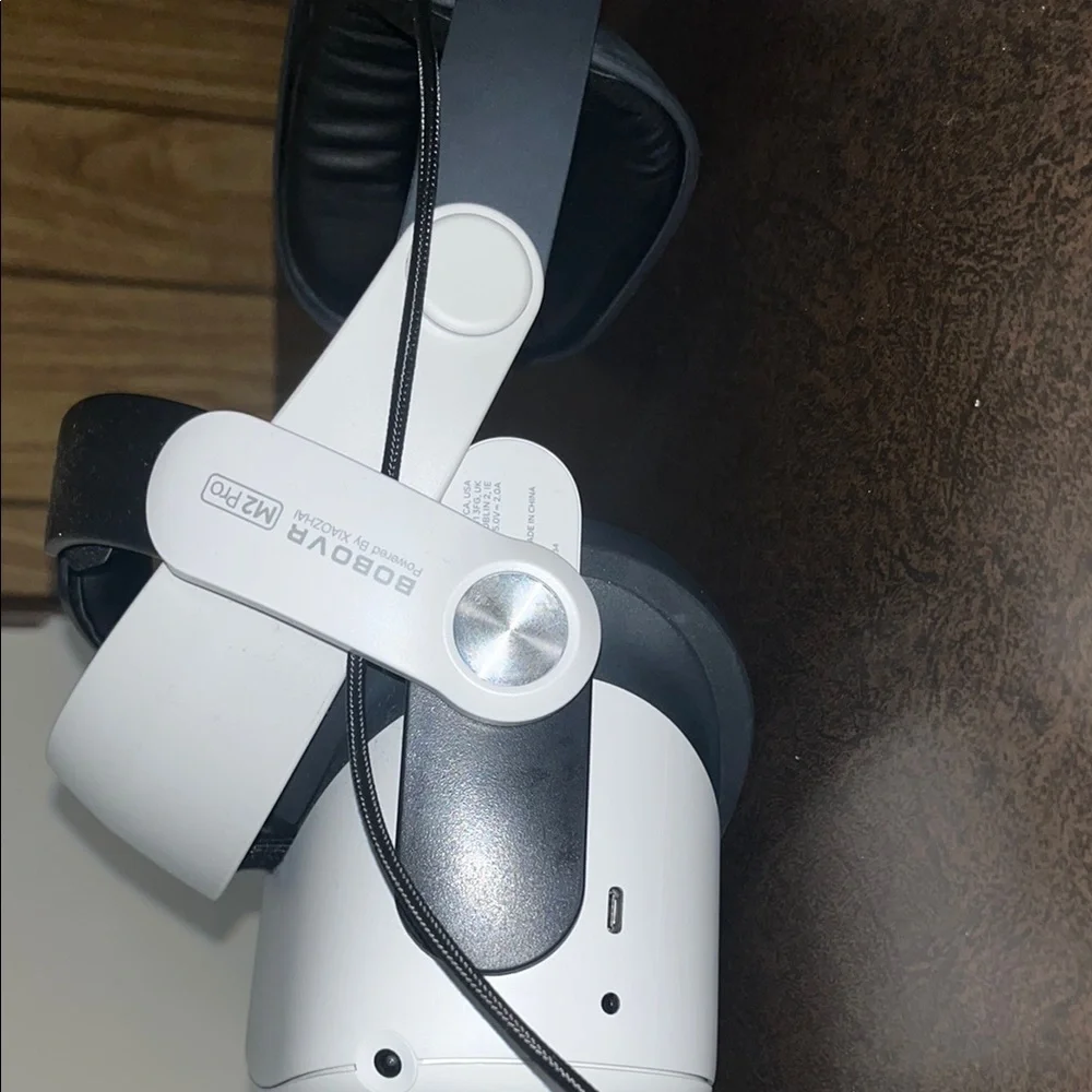 Quest 2 White VR Headset 256GB modded head-strap+ battery block long lasting